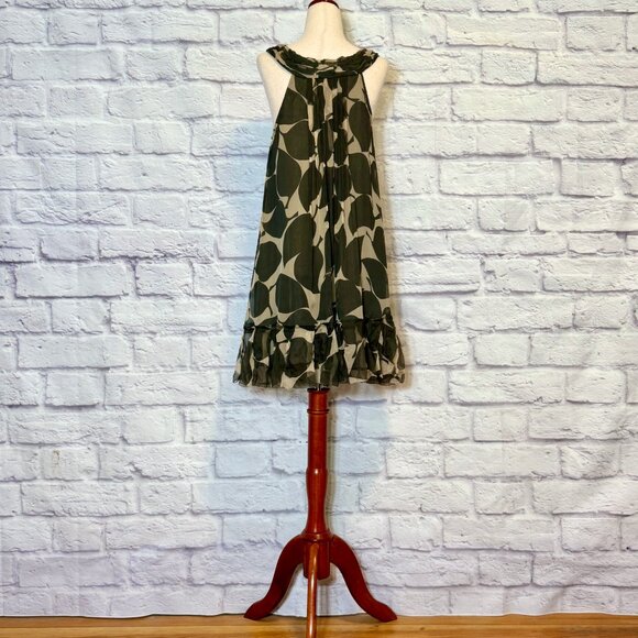 Development by Erica Davies Silk Leaf Print Mini Dress - Picture 2 of 6